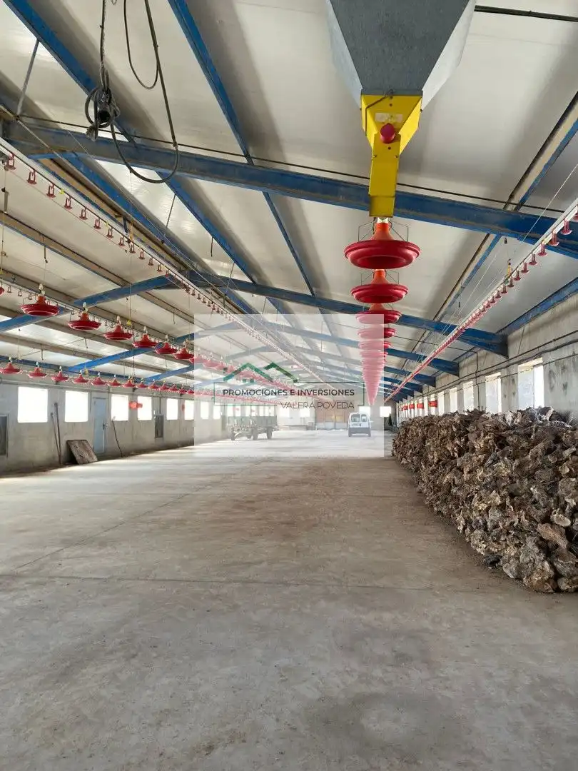 Außenansicht von Fabrikhallen zum Verkauf in Tébar