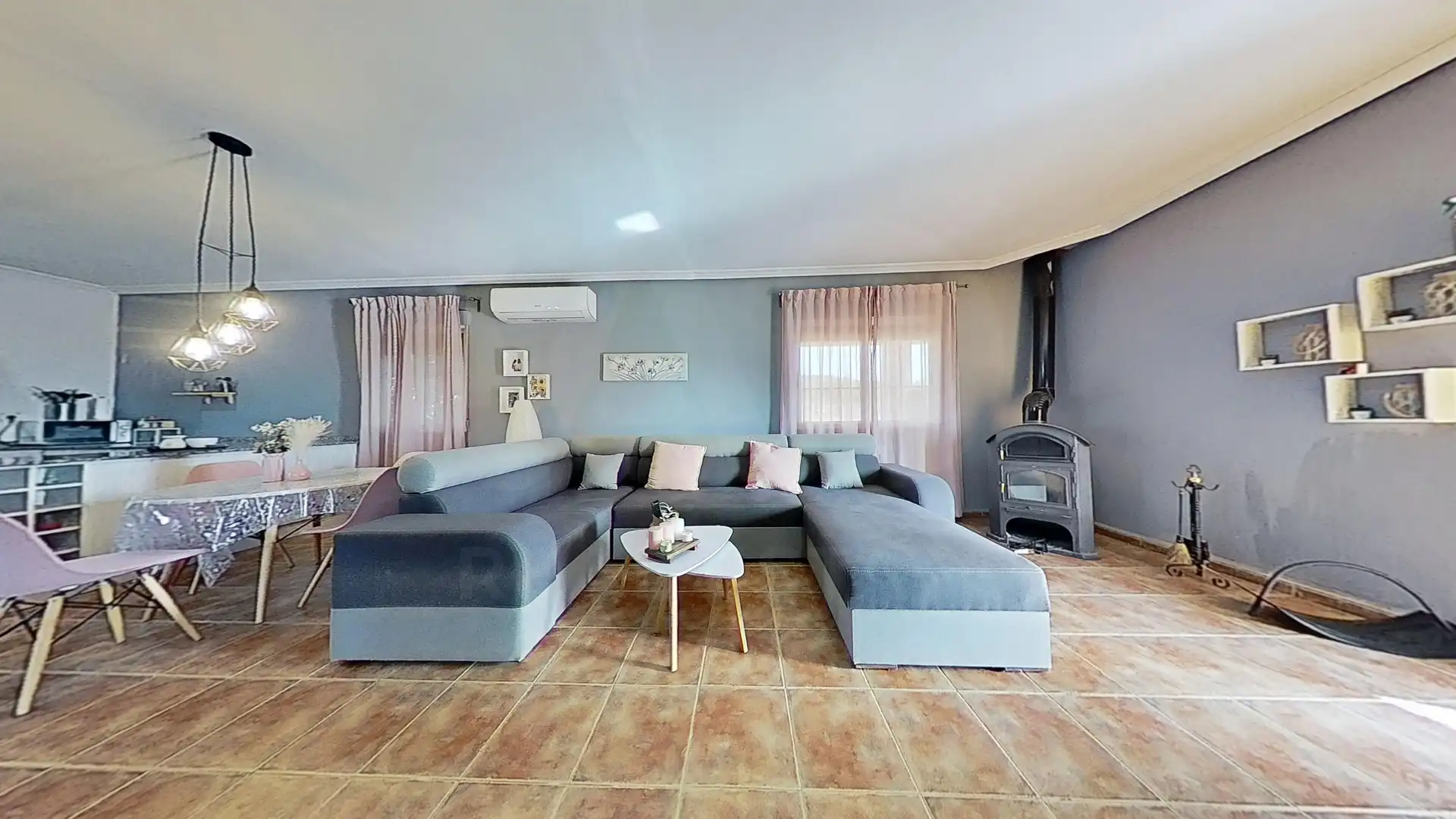 Living room of Houses for sale in Hondón de los Frailes  with Air Conditioner, Heating and Terrace