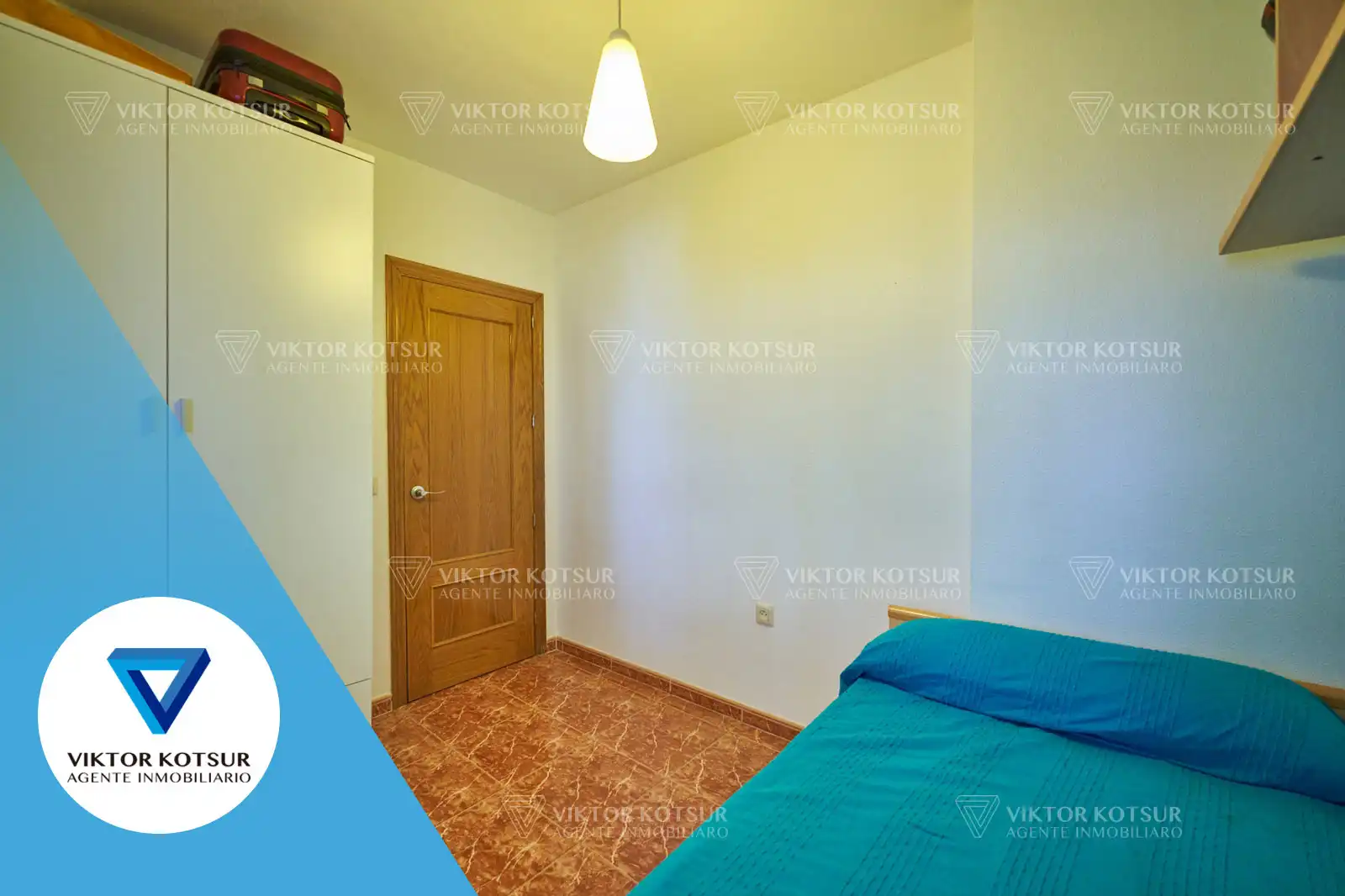 Bedroom of Apartments for sale in Roquetas de Mar  with Air Conditioner, Alarm and Community pool