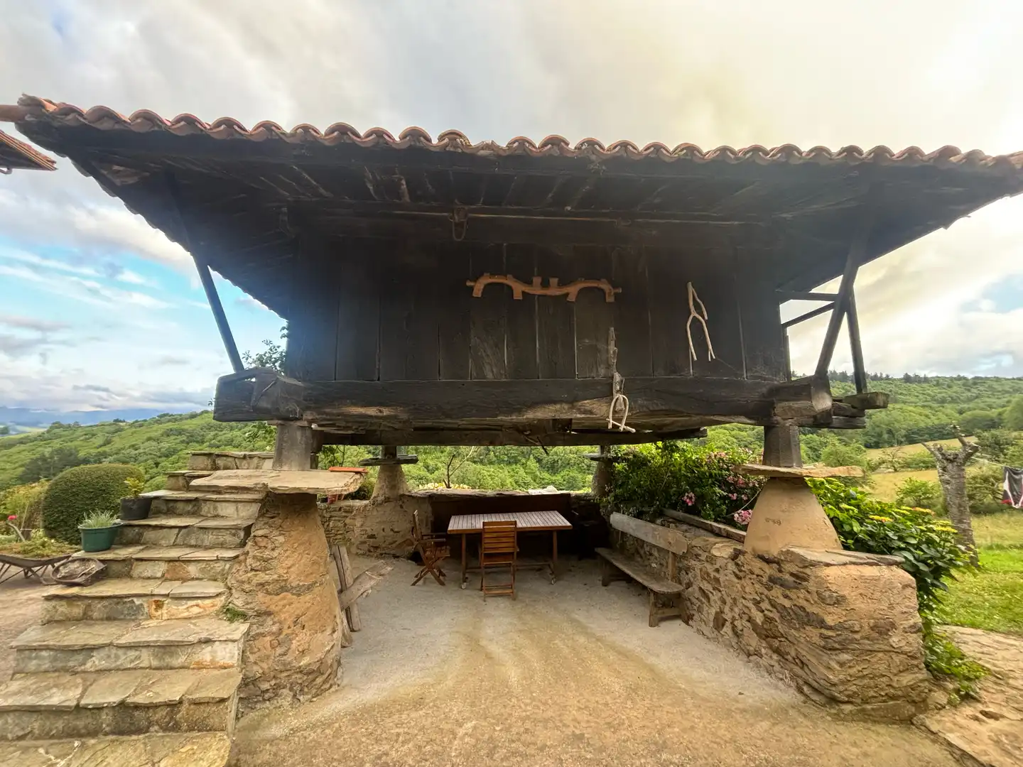 Vista exterior de Finca rústica en venta en Tineo con Jardín privado, Parquet y Terraza