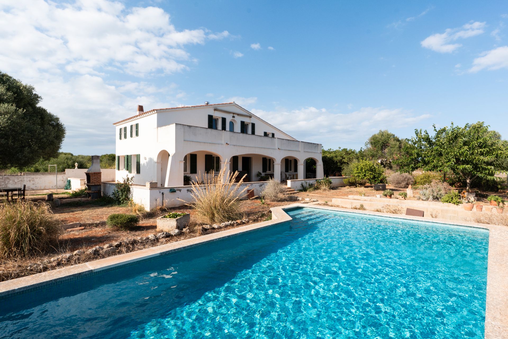 Swimming pool of Country house for sale in Maó