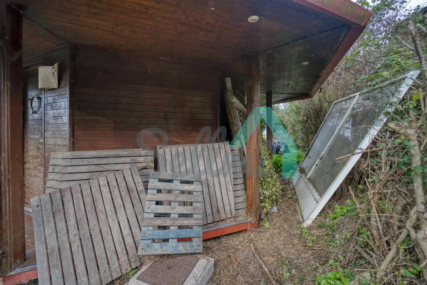Vista exterior de Casa o xalet en venda en Soto del Barco amb Jardí privat