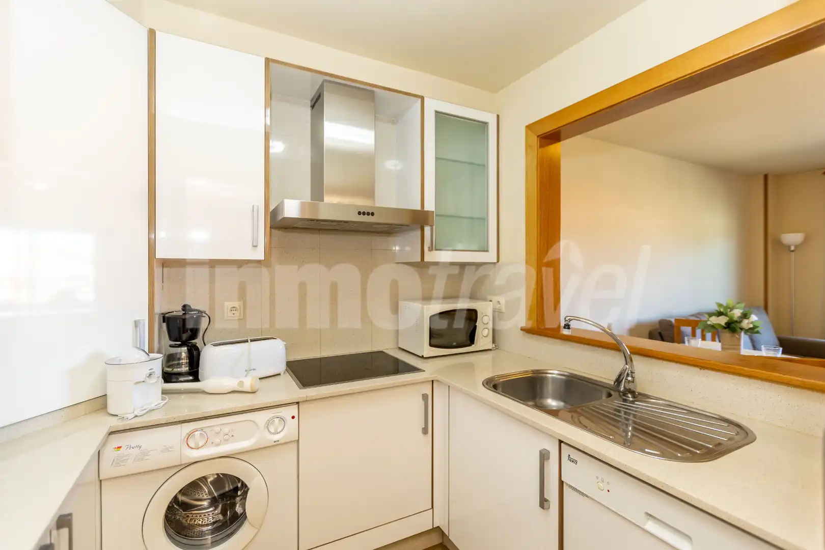 Cuina de Apartament en venda en Sanxenxo amb Calefacció, Parquet i Terrassa