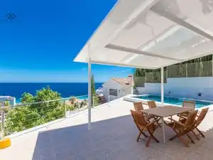 Terrassa de Casa o xalet de lloguer en Almuñécar amb Aire condicionat, Jardí privat i Terrassa