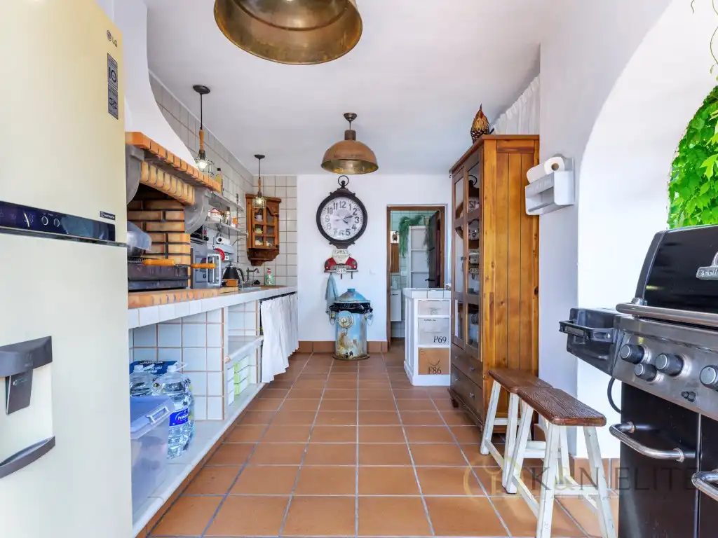 Cocina de Casa o chalet en venta en Moraira con Aire acondicionado, Jardín privado y Terraza
