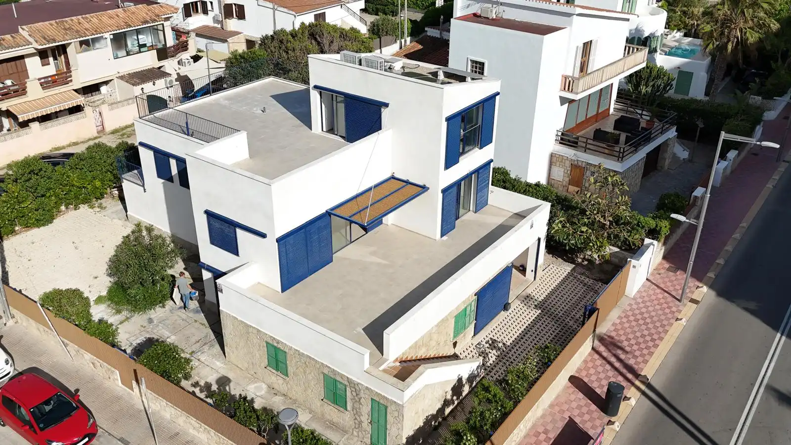 Exterior view of Houses for sale in  Palma de Mallorca  with Air Conditioner, Heating and Private garden