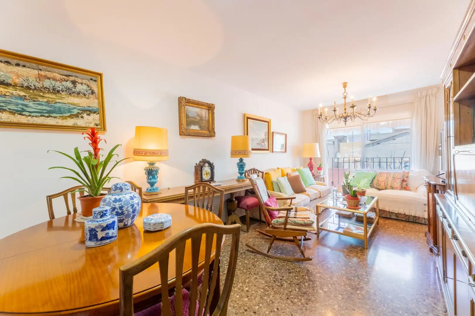 Living room of Flat for sale in La Pobla de Vallbona  with Balcony