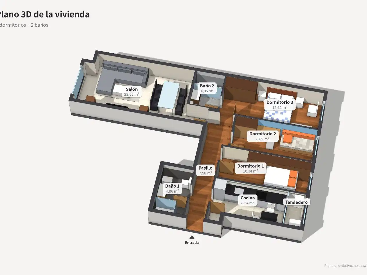Piso en venta en Ares