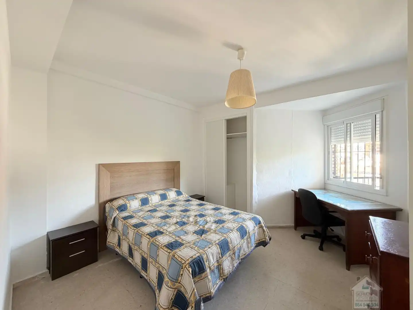 Schlafzimmer von Wohnung zur Miete in Nervión