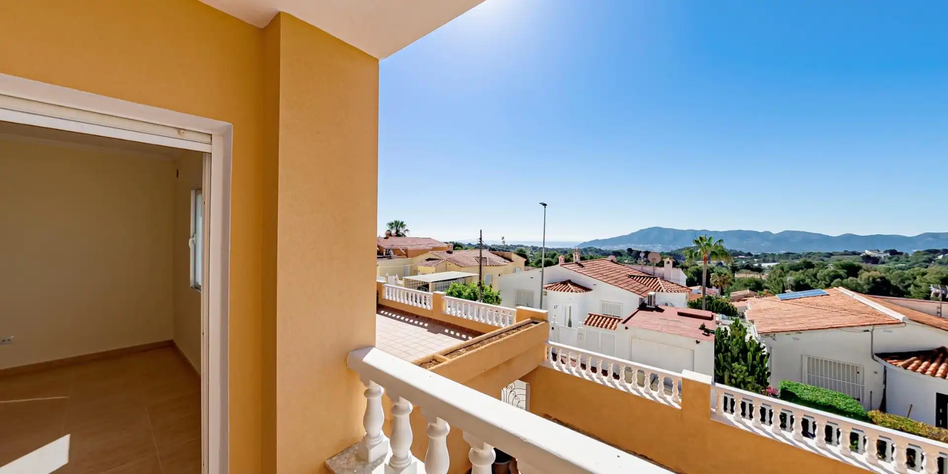 Balcony of Houses for sale in L'Alfàs del Pi  with Private garden, Storage room and Swimming Pool