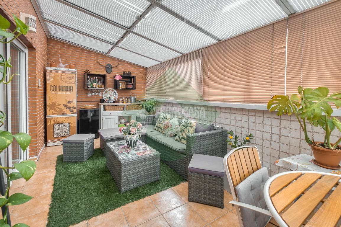 Terrace of Flat for sale in  Madrid Capital  with Air Conditioner, Heating and Parquet flooring