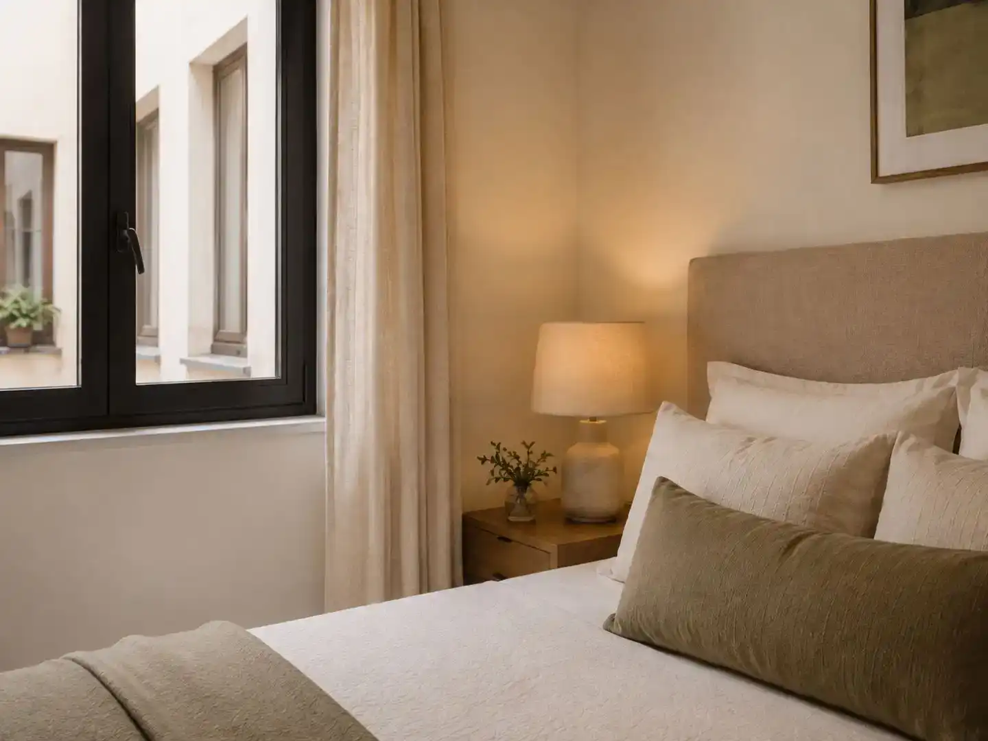 Schlafzimmer von Wohnung zum Verkauf in  Madrid Capital mit Klimaanlage und Balkon