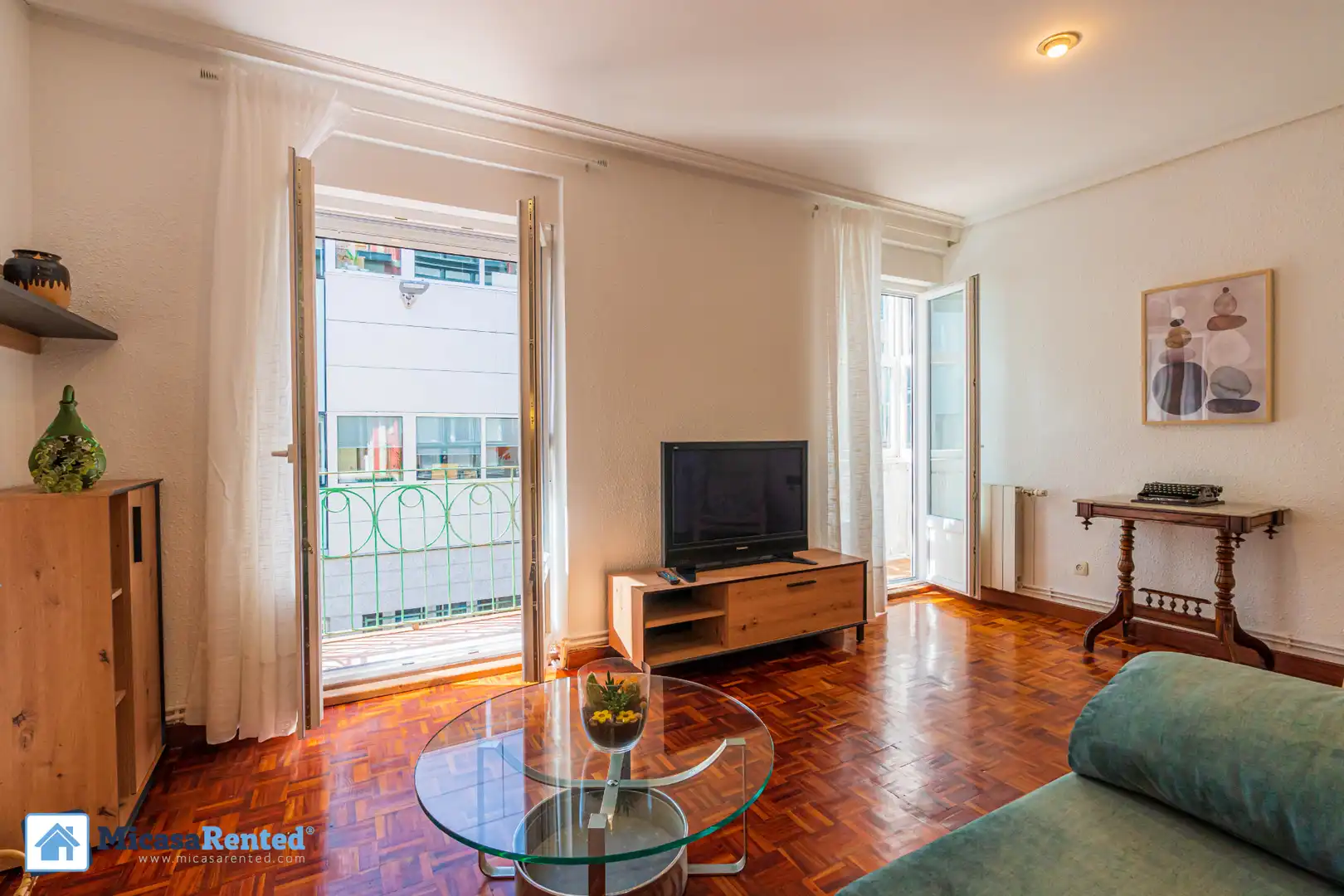 Sala de estar de Piso en venta en Santander con Calefacción, Parquet y Terraza