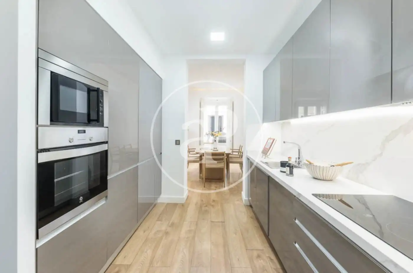 Cocina de Piso de alquiler en Madrid con Aire acondicionado, Calefacción y Amueblado