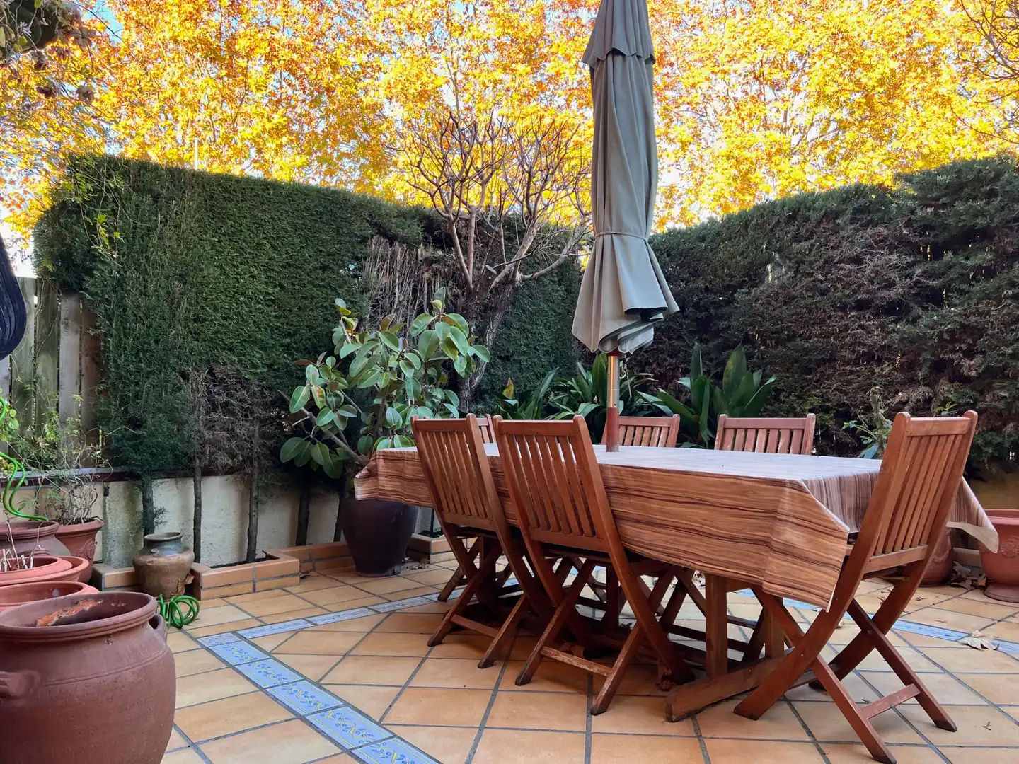Terrassa de Casa adosada en venda en Vilassar de Dalt amb Calefacció, Jardí privat i Terrassa