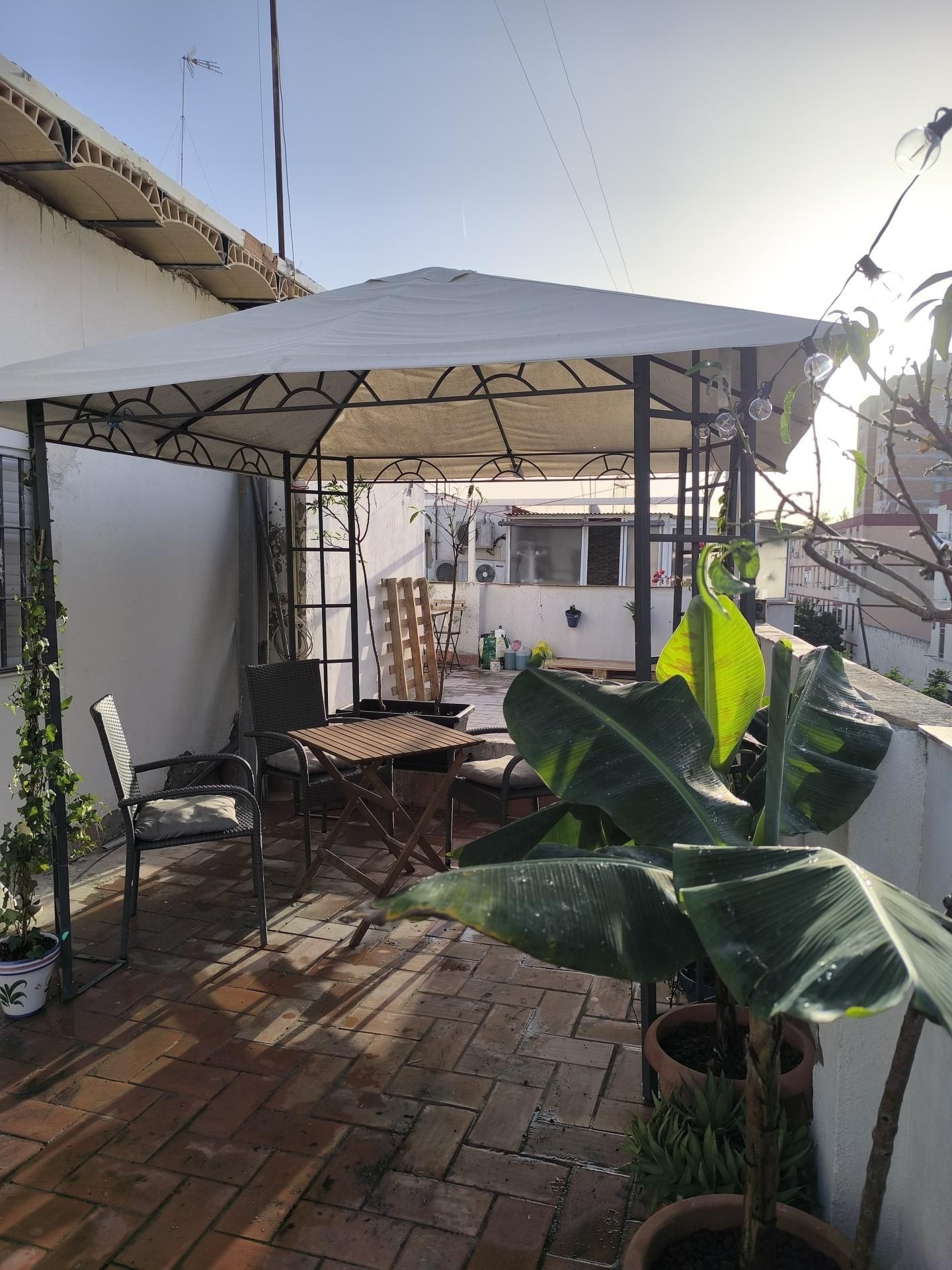 Terrace of Single-family semi-detached for sale in  Sevilla Capital  with Heating