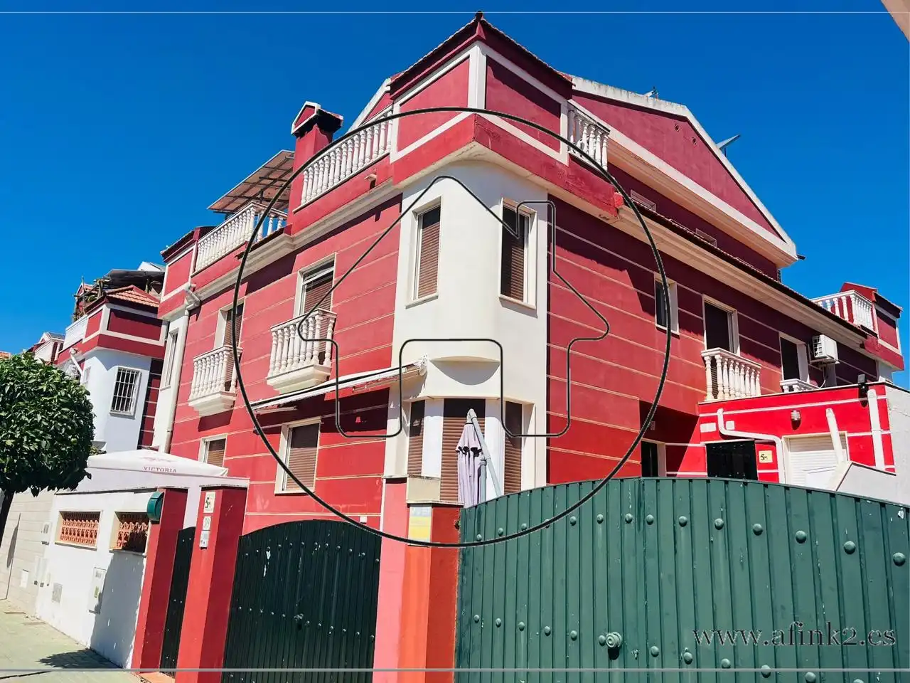 Exterior view of Houses for sale in Aljaraque  with Air Conditioner and Terrace