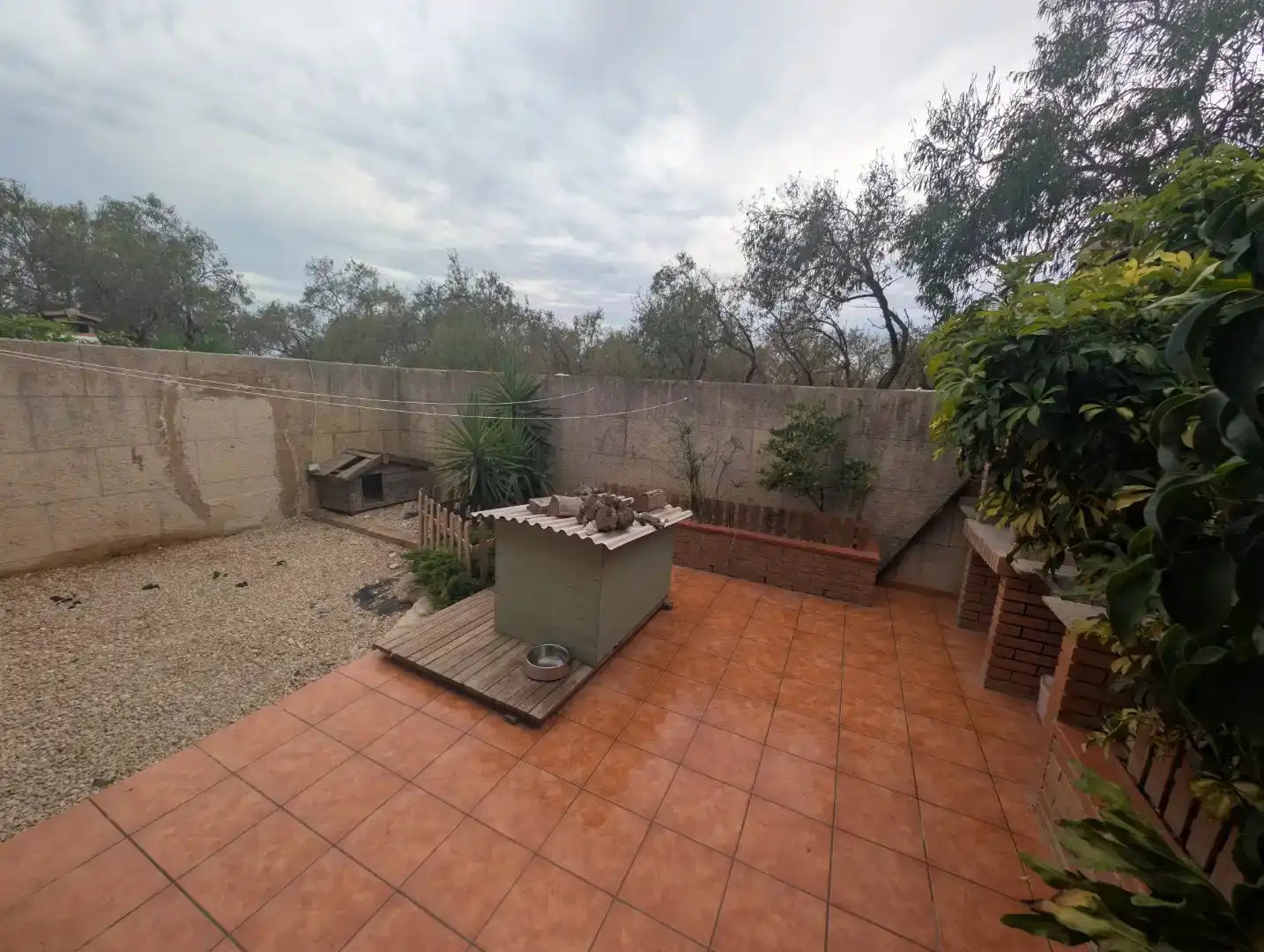 Terrassa de Casa adosada en venda en Camarles amb Aire condicionat i Balcó