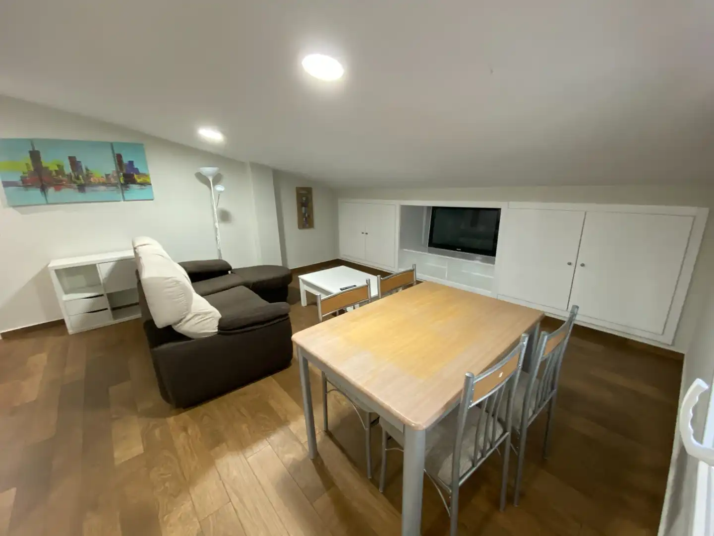 Sala de estar de Ático de alquiler en Mérida con Aire acondicionado, Calefacción y Terraza