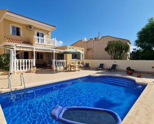 Piscina de Casa o xalet en venda en Mazarrón amb Aire condicionat, Terrassa i Piscina