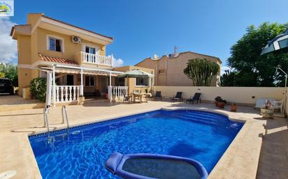 Swimming pool of House or chalet for sale in Mazarrón  with Air Conditioner, Heating and Private garden