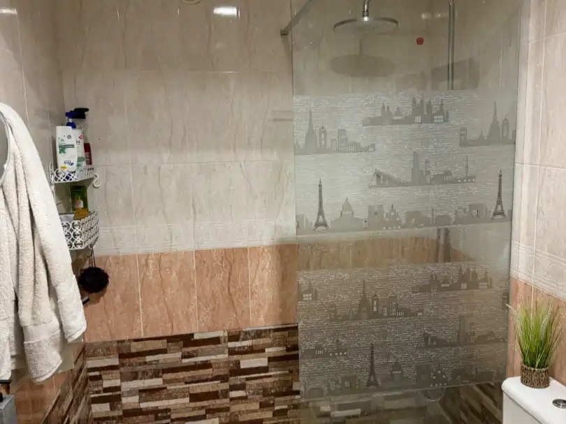 Bany de Casa o xalet en venda en El Ejido amb Aire condicionat, Jardí privat i Terrassa