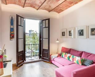 Dormitori de Apartament de lloguer en  Barcelona Capital amb Aire condicionat, Calefacció i Moblat