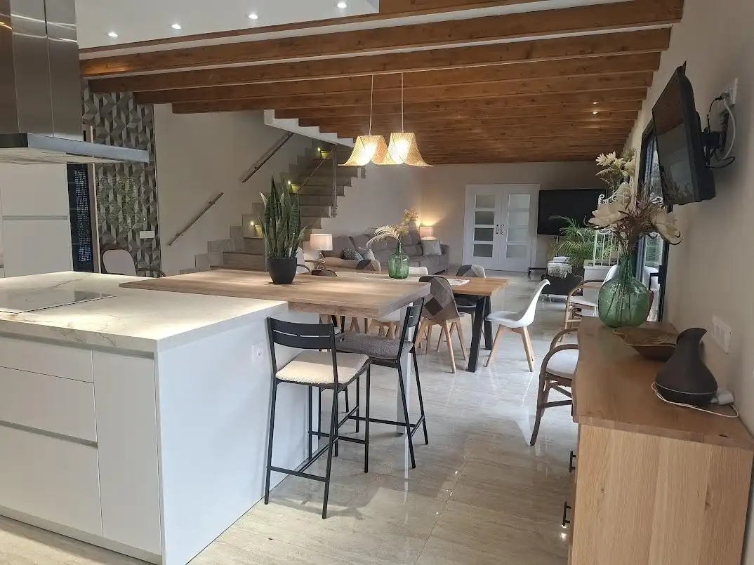 Kitchen of Houses for sale in Hontecillas  with Air Conditioner, Private garden and Terrace