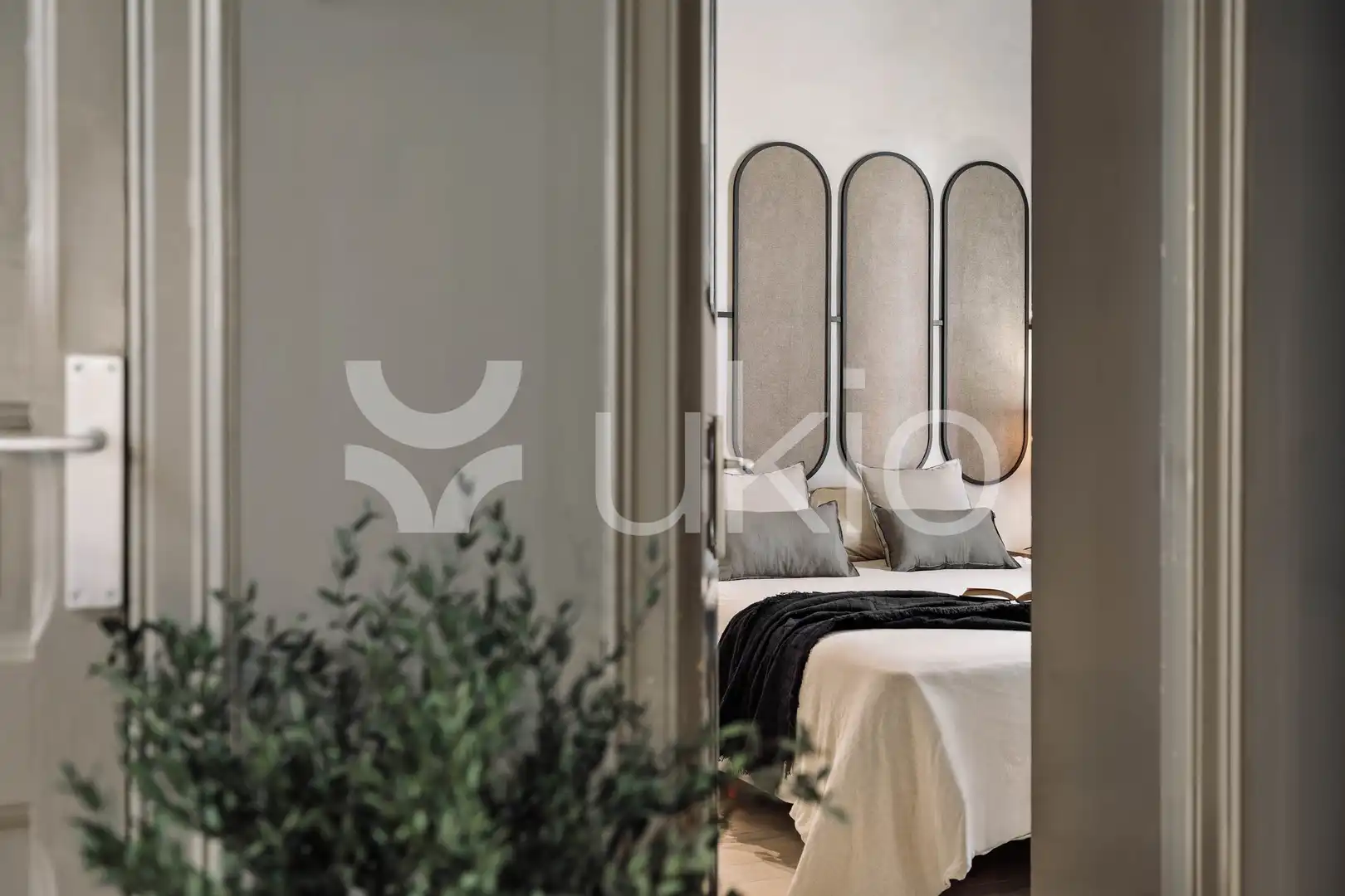 Habitación de Apartamento de alquiler en Barcelona con Aire acondicionado, Calefacción y Amueblado