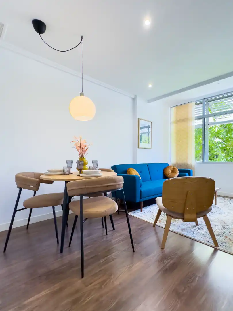 Dining room of Apartments for rent in Madrid  with Air Conditioner, Heating and Furnished