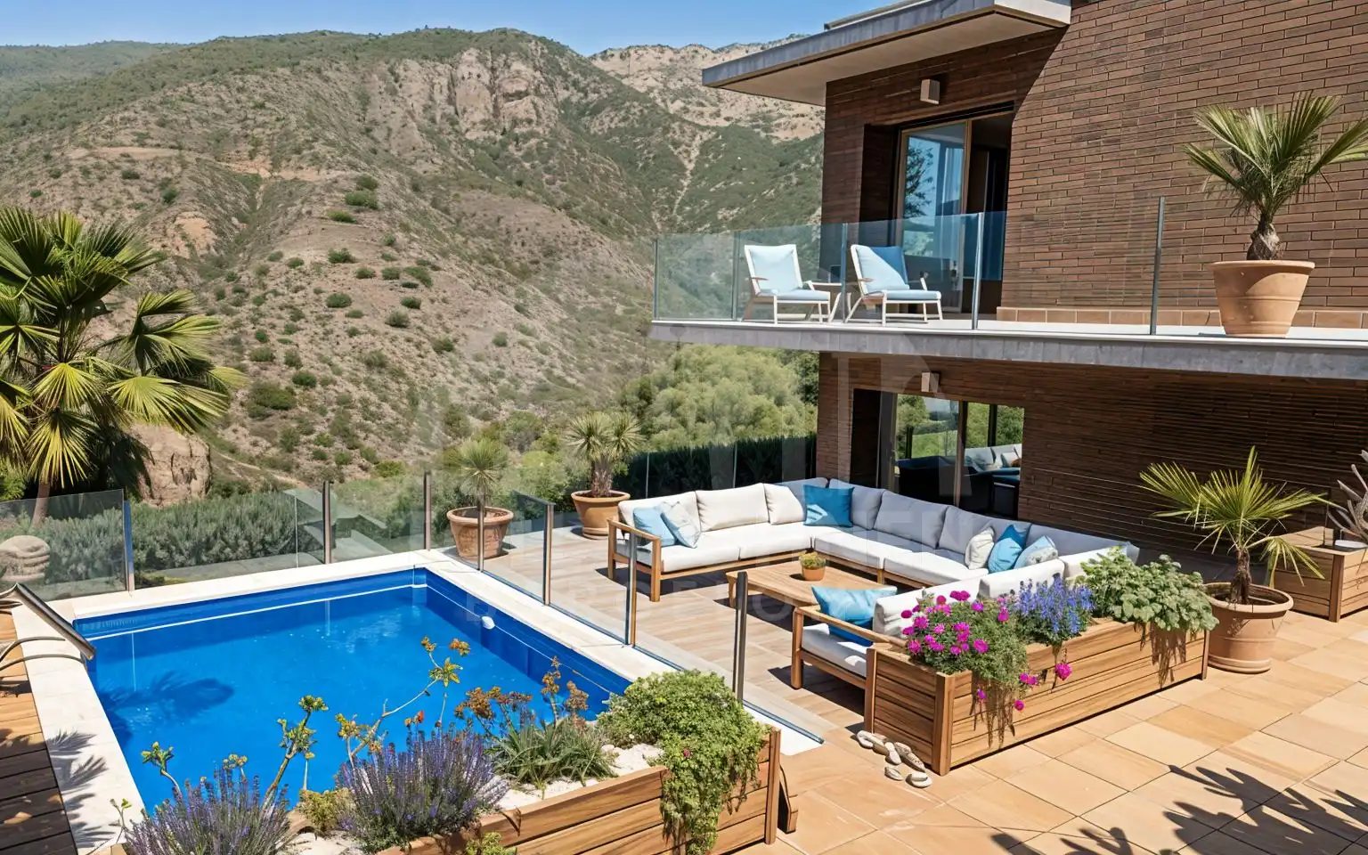 Terrace of Detached homes for sale in Castelldefels  with Air Conditioner, Heating and Terrace