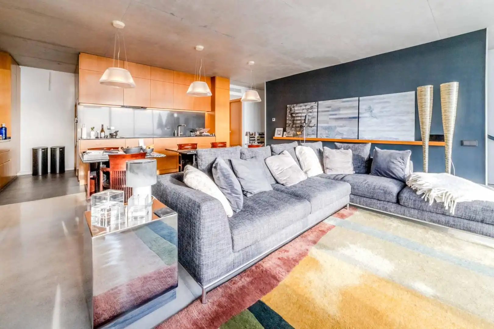 Sala de estar de Casa o chalet en venta en Sitges con Calefacción, Jardín privado y Terraza