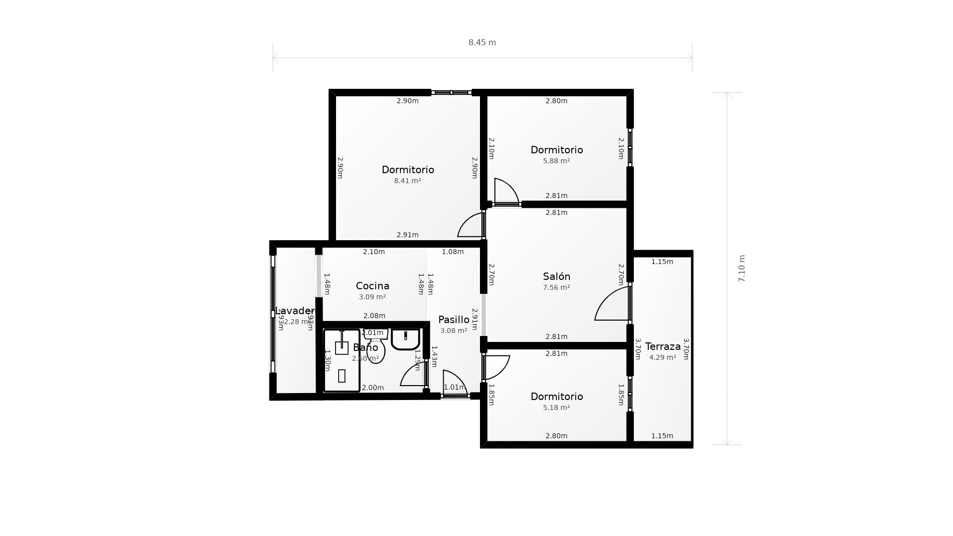 Flat to rent in  Madrid Capital  with Heating, Oven and Pets allowed