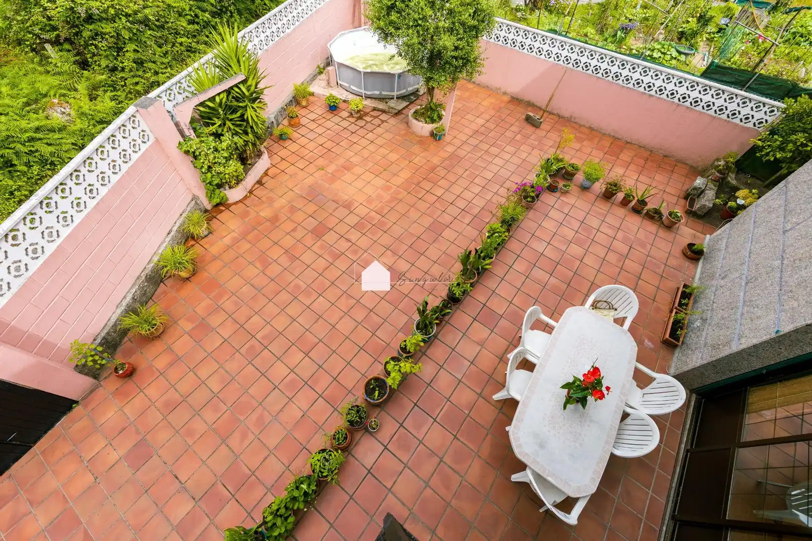 Terraza de Casa o chalet en venta en Gondomar con Calefacción, Jardín privado y Trastero