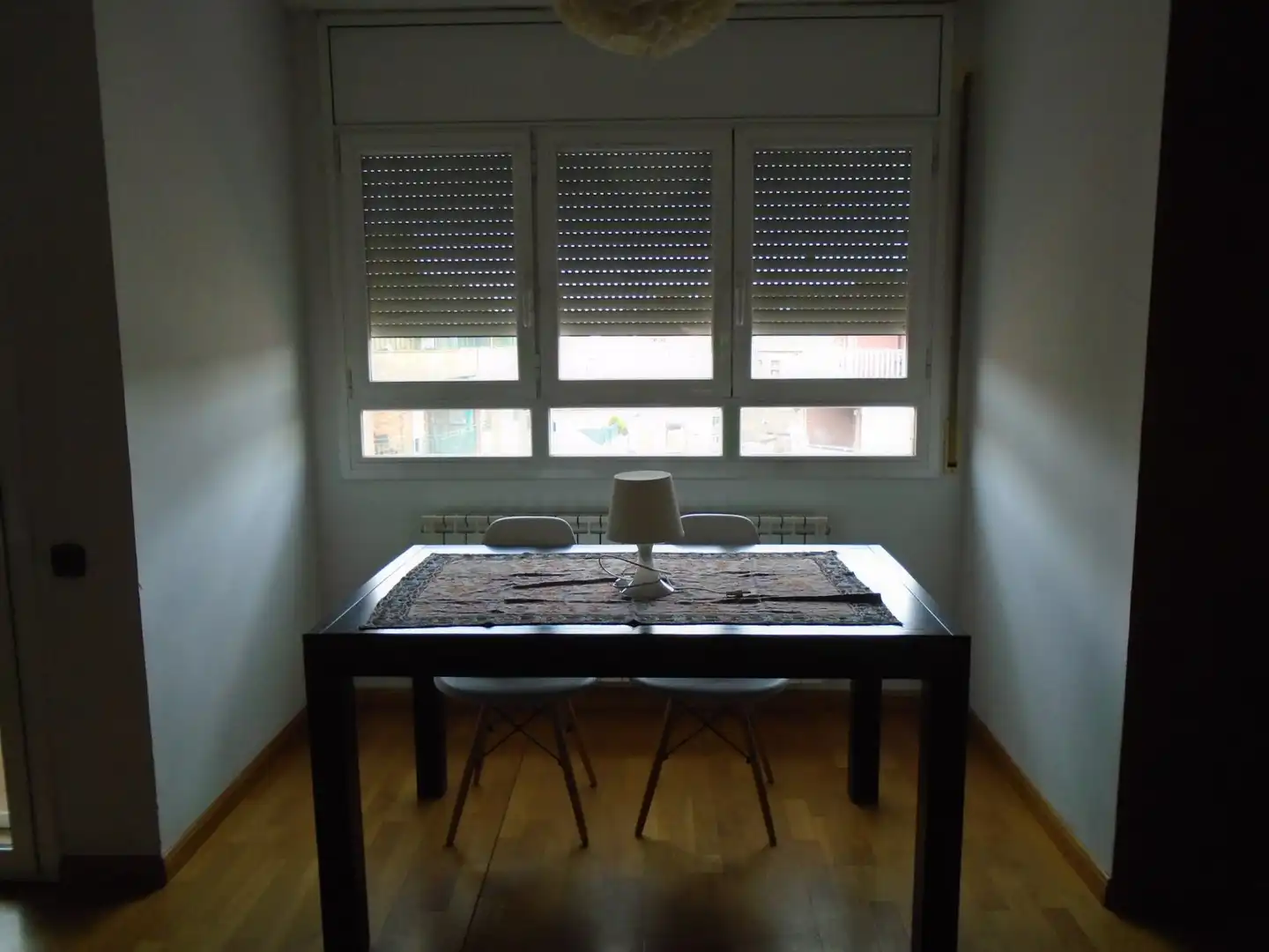 Comedor de Piso de alquiler en Lleida con Calefacción, Amueblado y Balcón
