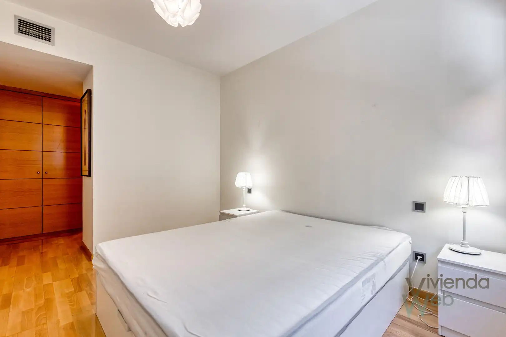 Schlafzimmer von Wohnung zum Verkauf in Madrid mit Klimaanlage, Heizung und Privatgarten