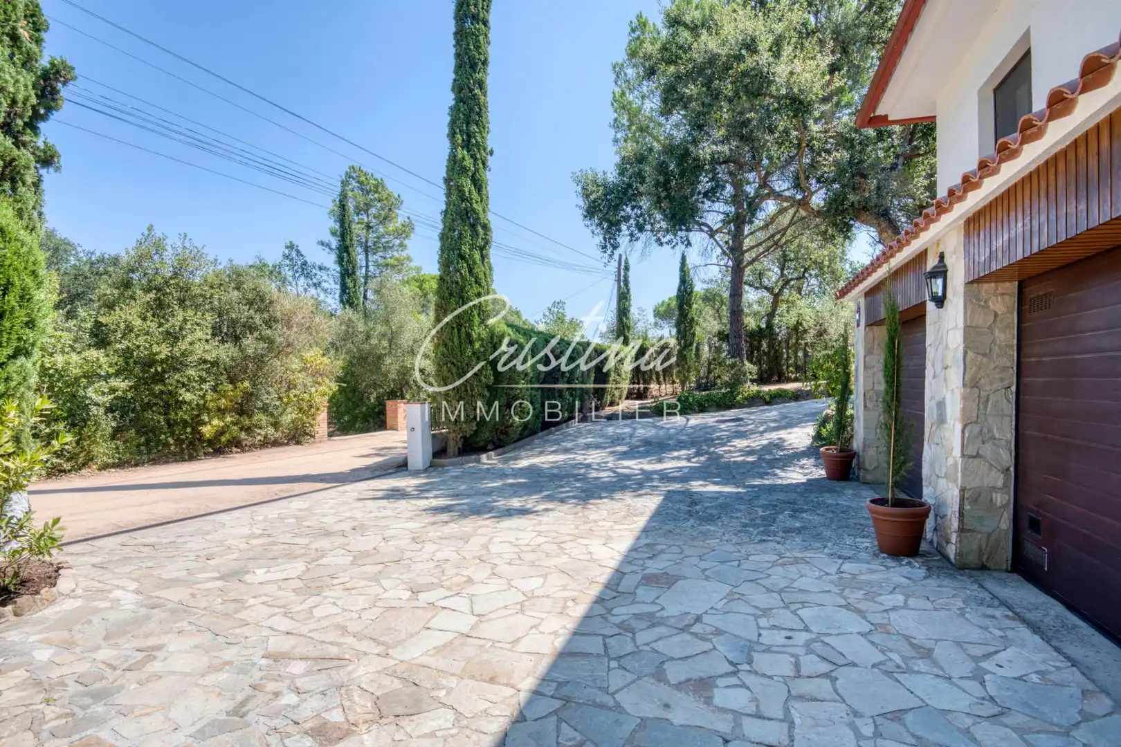 Vista exterior de Casa o xalet en venda en Santa Cristina d'Aro amb Calefacció i Piscina