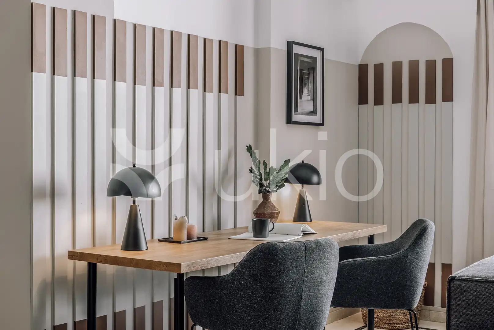 Comedor de Apartamento de alquiler en Madrid con Aire acondicionado, Calefacción y Amueblado