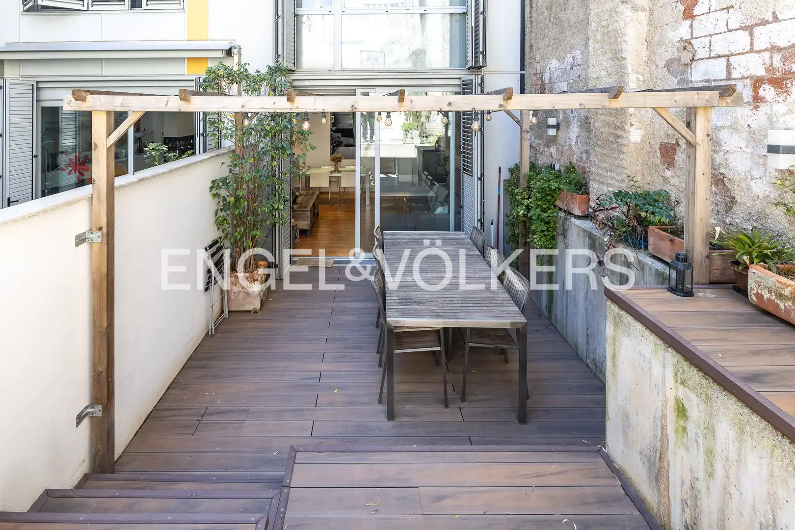 Terraza de Casa adosada en venta en Barcelona con Aire acondicionado, Calefacción y Parquet