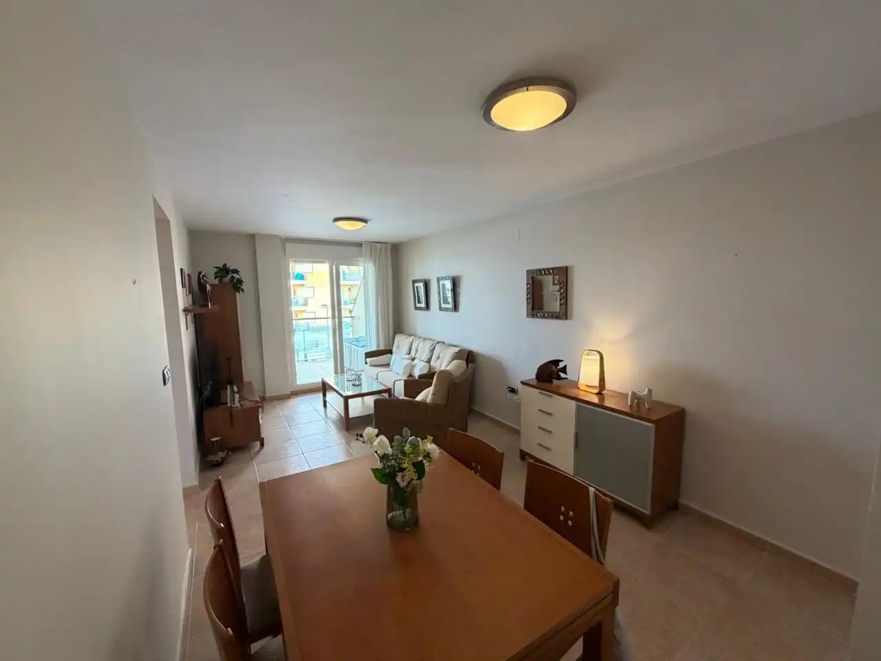 Sala de estar de Apartamento en venta en La Manga del Mar Menor con Aire acondicionado, Calefacción y Jardín privado