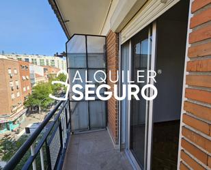 Balcony of Flat to rent in  Madrid Capital  with Heating, Terrace and Furnished