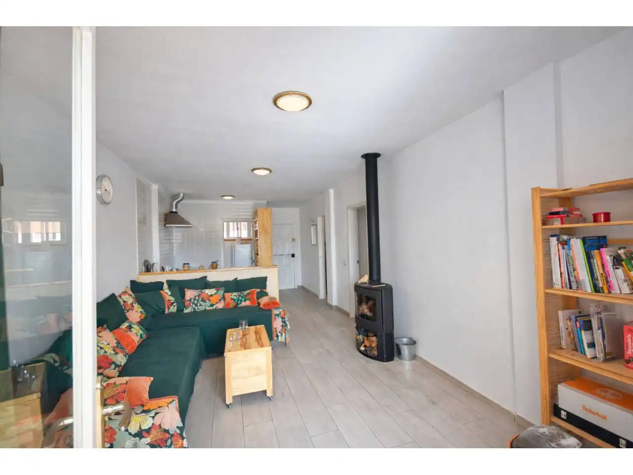 Sala d'estar de Àtic en venda en Alcúdia amb Aire condicionat, Terrassa i Moblat