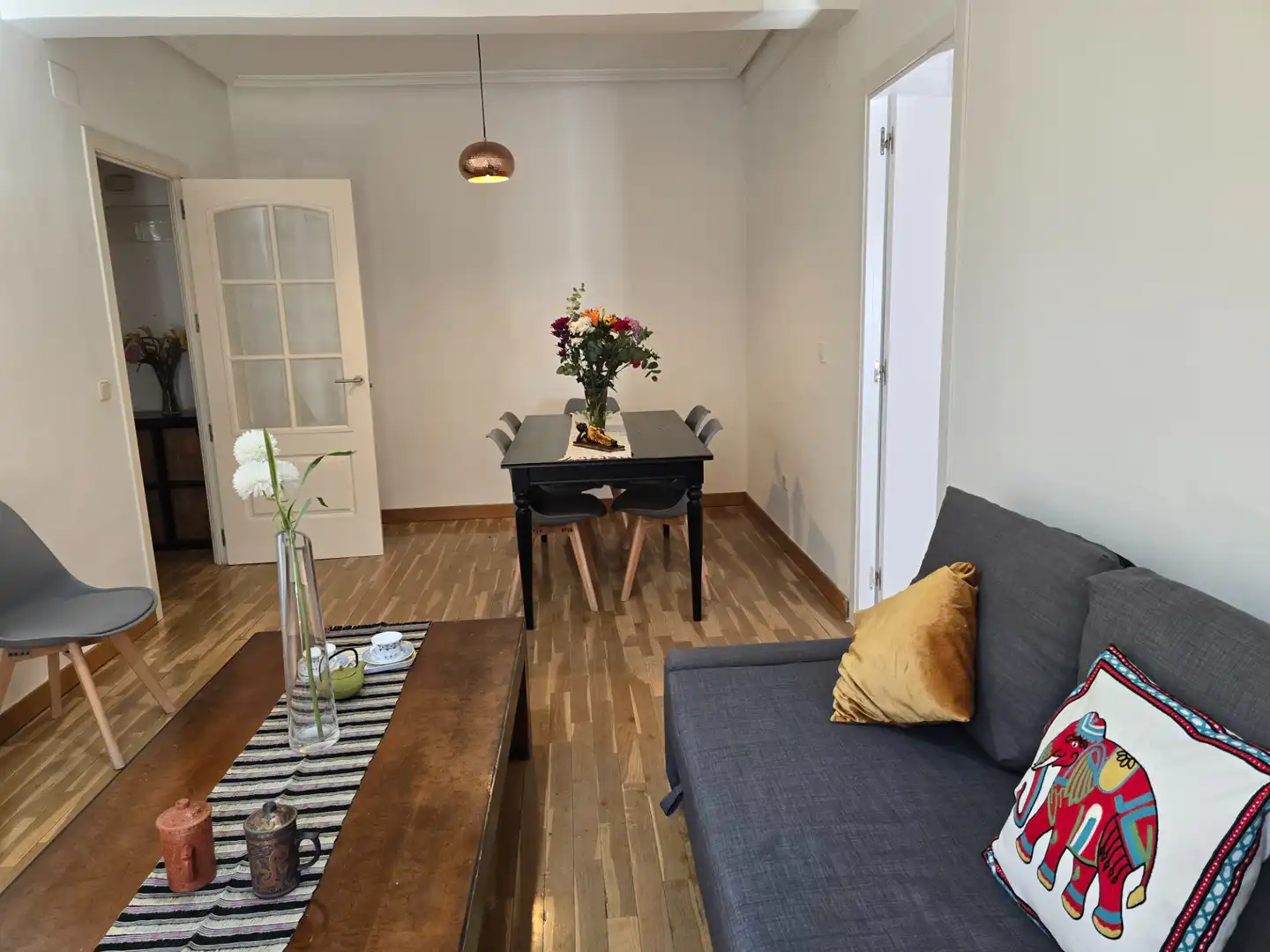 Sala de estar de Piso en venta en Madrid con Aire acondicionado, Calefacción y Parquet