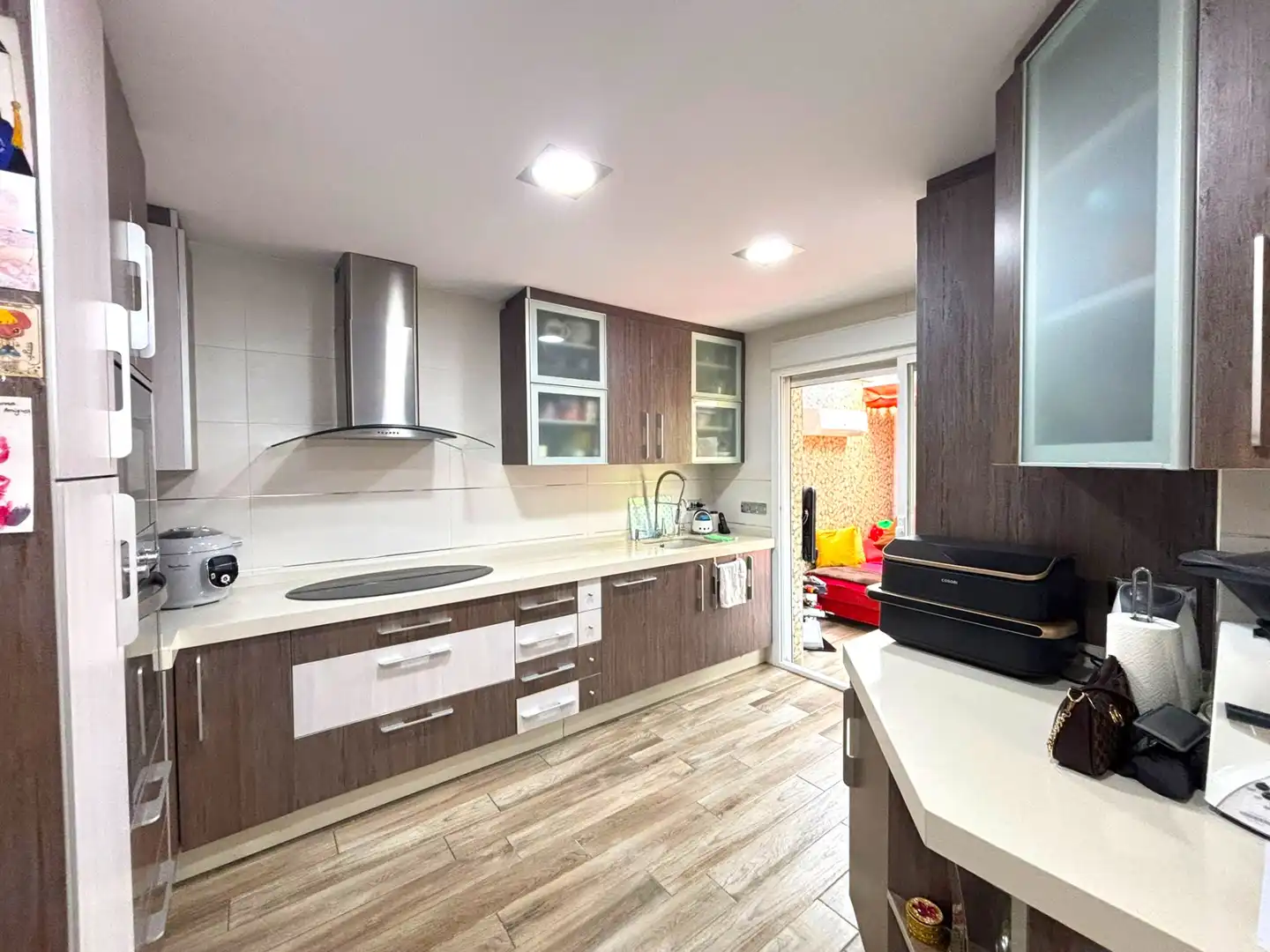 Cocina de Casa adosada en venta en Alhaurín de la Torre con Aire acondicionado, Calefacción y Jardín privado