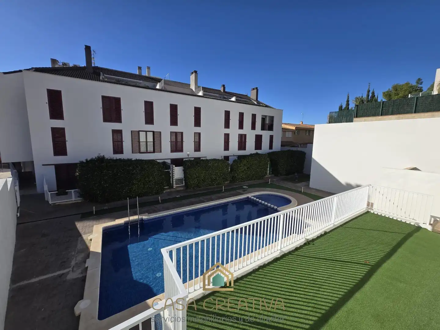 Piscina de Pis en venda en Náquera amb Aire condicionat, Calefacció i Jardí privat