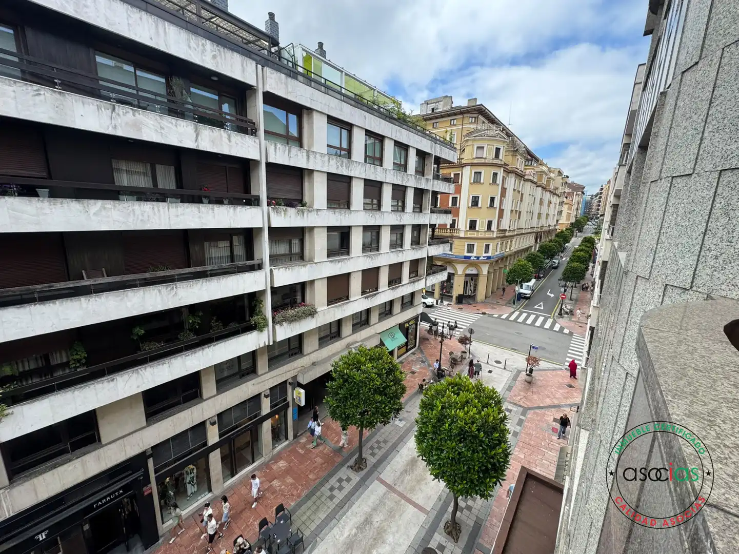 Exterior view of Flat for rent in Oviedo   with Heating and Balcony