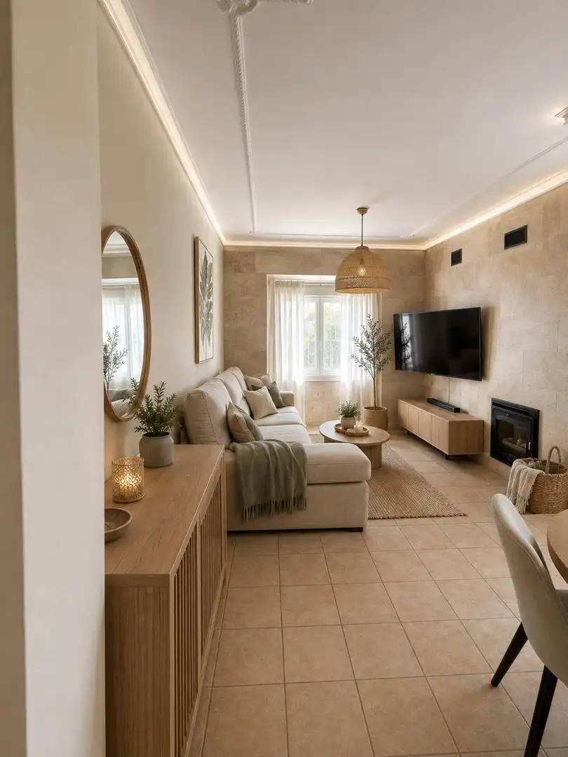 Sala d'estar de Casa o xalet en venda en Chiclana de la Frontera amb Aire condicionat, Calefacció i Jardí privat