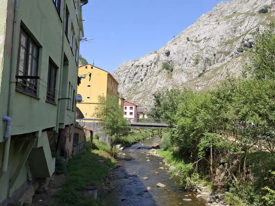 Vista exterior de Piso en venta en Morcín