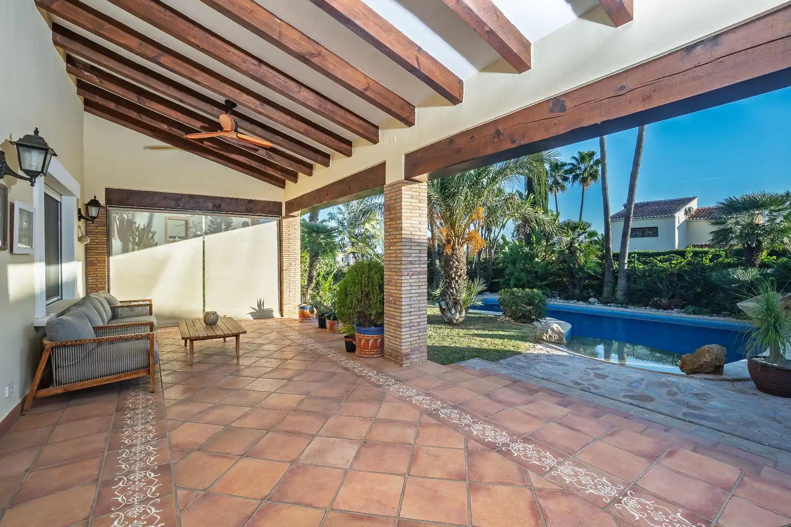Terrace of Houses for sale in Jávea / Xàbia  with Air Conditioner, Heating and Private garden