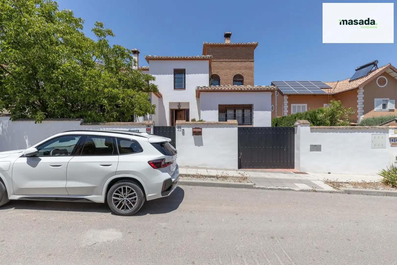 Vista exterior de Casa o chalet en venta en Vegas del Genil con Calefacción, Jardín privado y Piscina